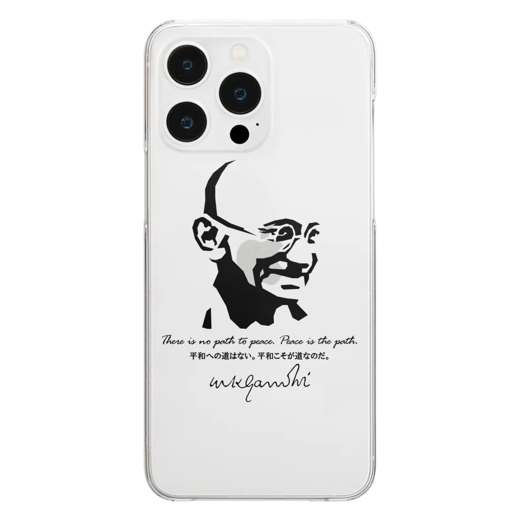 JOKERS FACTORYのGANDHI ver.2 Clear Smartphone Case