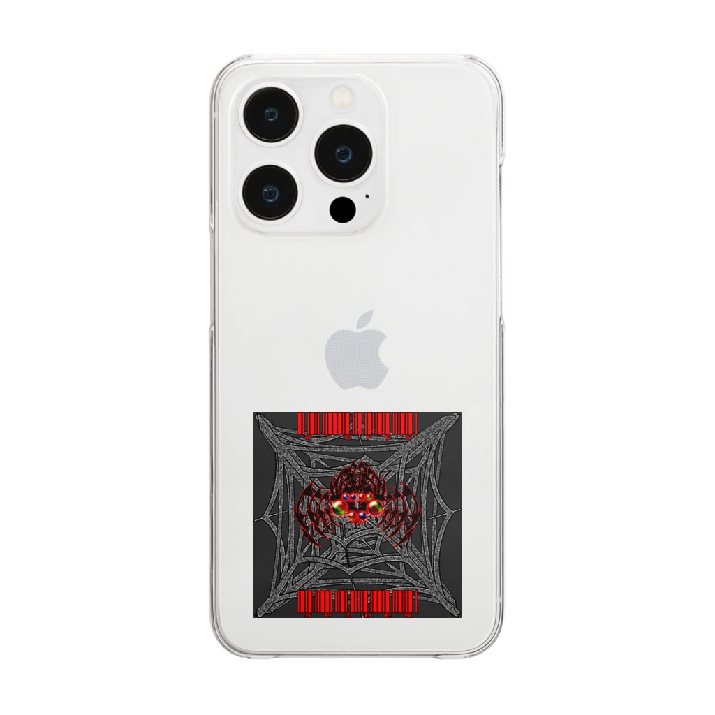 Ａ’ｚｗｏｒｋＳの8-EYES SPIDER Clear Smartphone Case