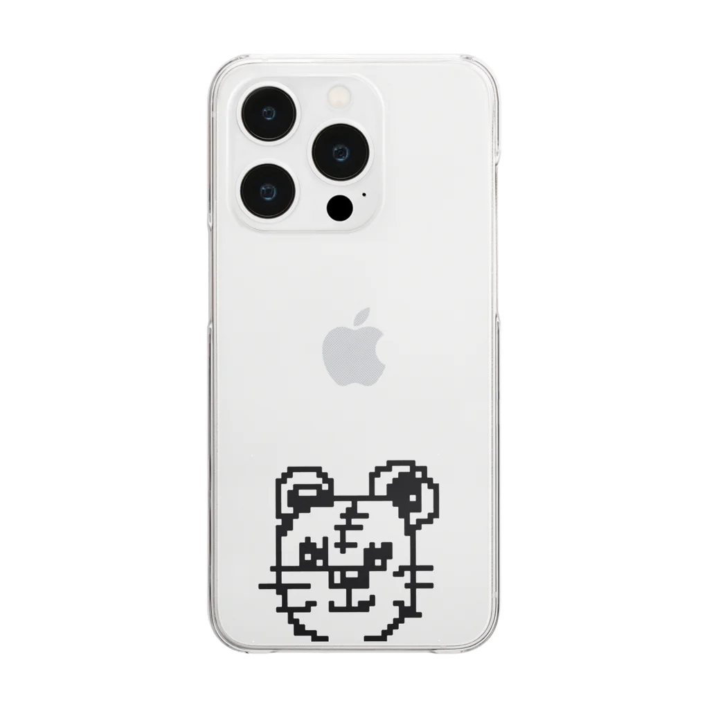 とらきちの店🐯🖤のPhone / 🐯 Clear Smartphone Case