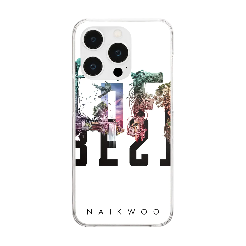 Naikwoo Surround official shopのNAIKWOO x KEIthgraph Clear Smartphone Case