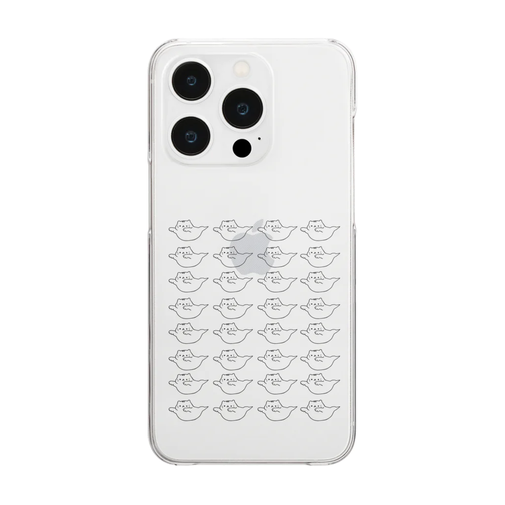 Ａ’ｚｗｏｒｋＳの化けにゃんこ Clear Smartphone Case