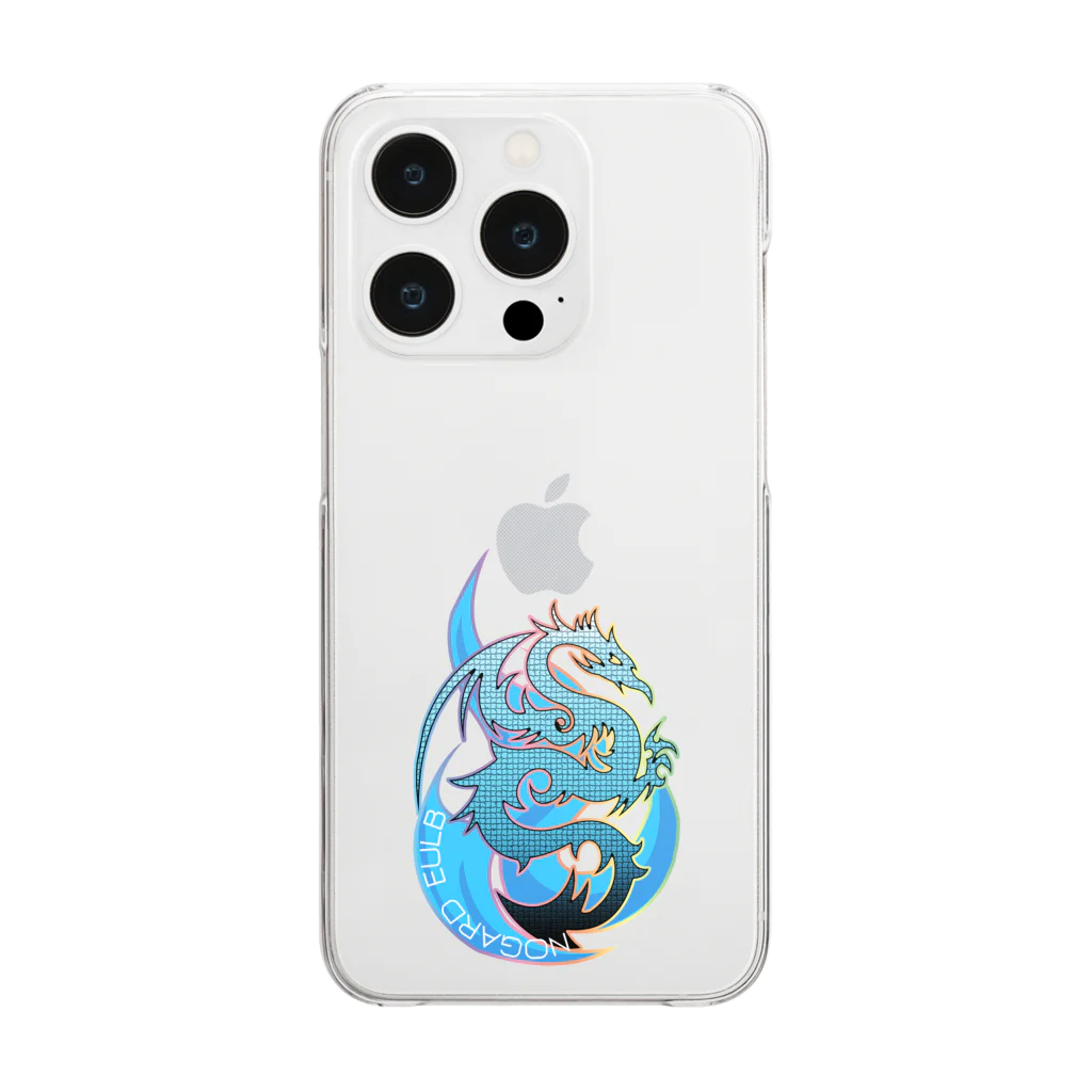 Ａ’ｚｗｏｒｋＳのBLUE DRAGON Clear Smartphone Case