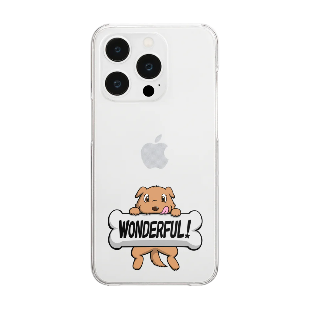 じゅんわんのWONDERFUL! カラーVer. Clear Smartphone Case