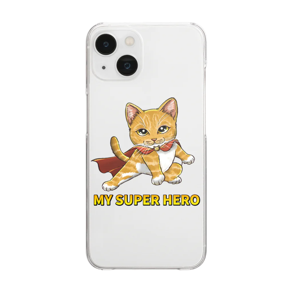 縁-yukari-のMY SUPER HERO Clear Smartphone Case