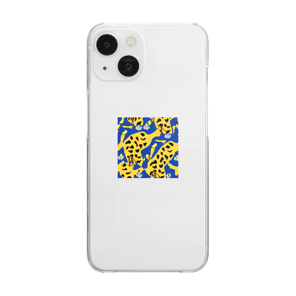 favorite  of  mineの原色のアフリカン Clear Smartphone Case