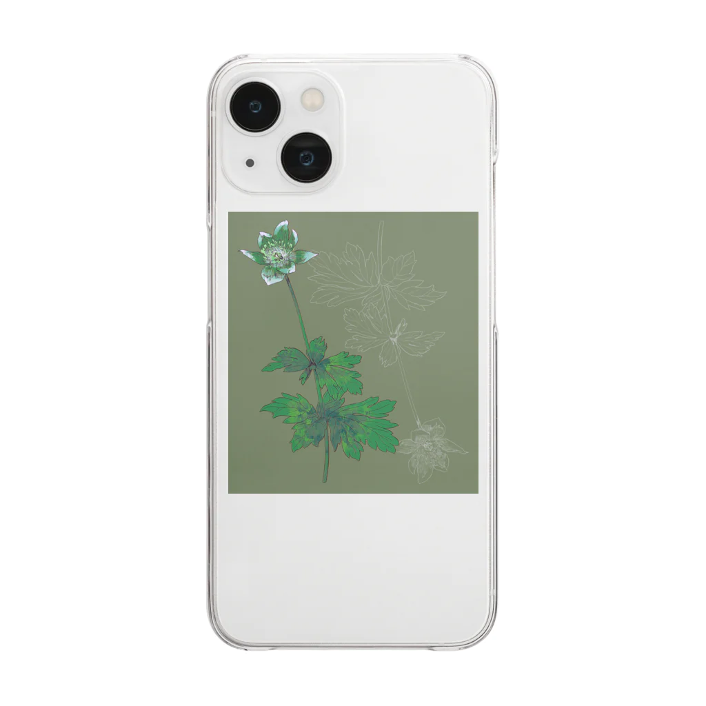 ねねねの緑 Clear Smartphone Case