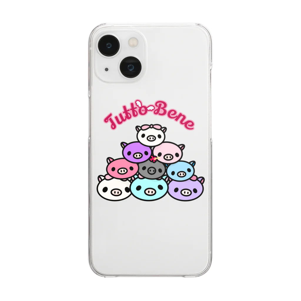 ふじこのうまくいくよ！ Clear Smartphone Case