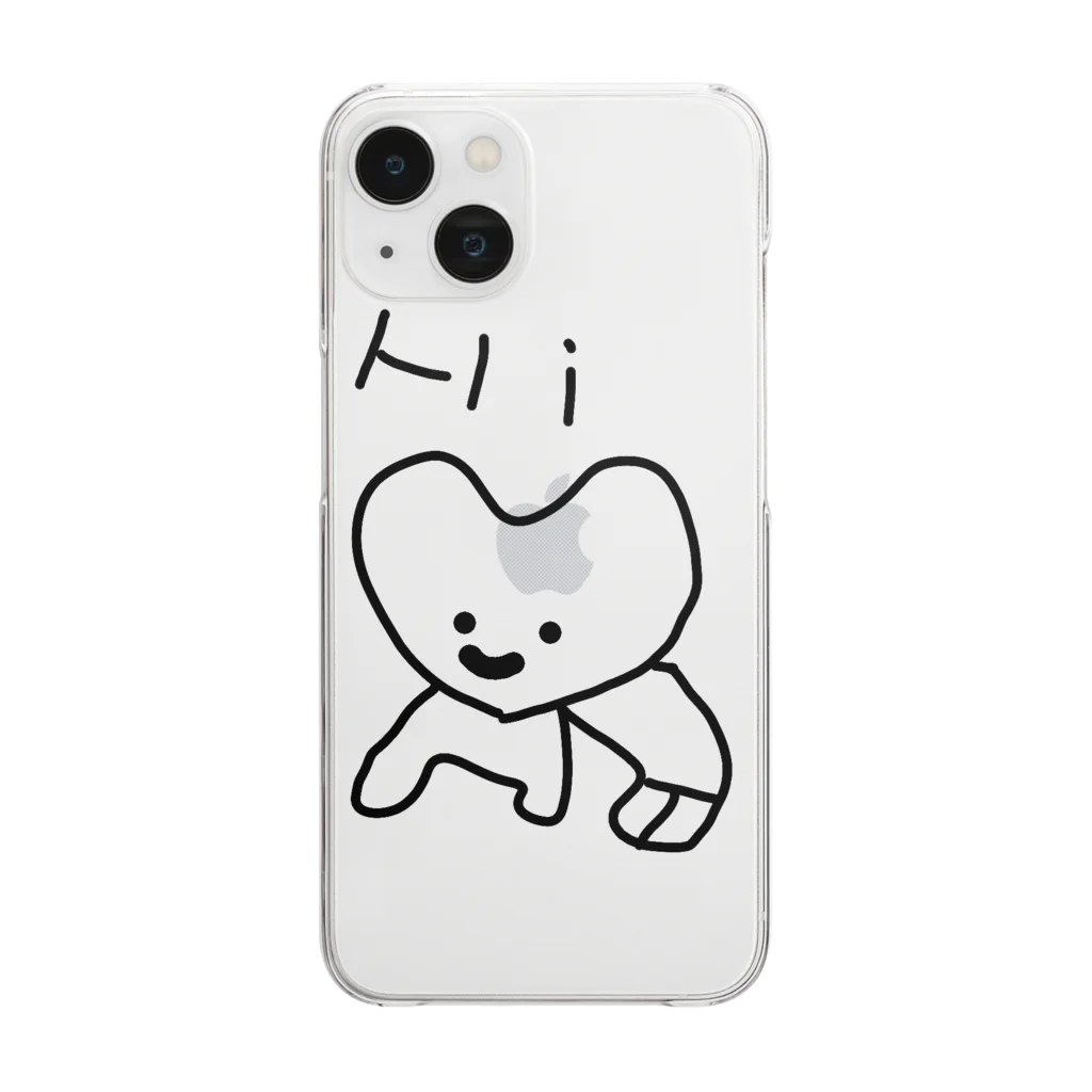 ライアンおかだのしんぞうくん Clear Smartphone Case