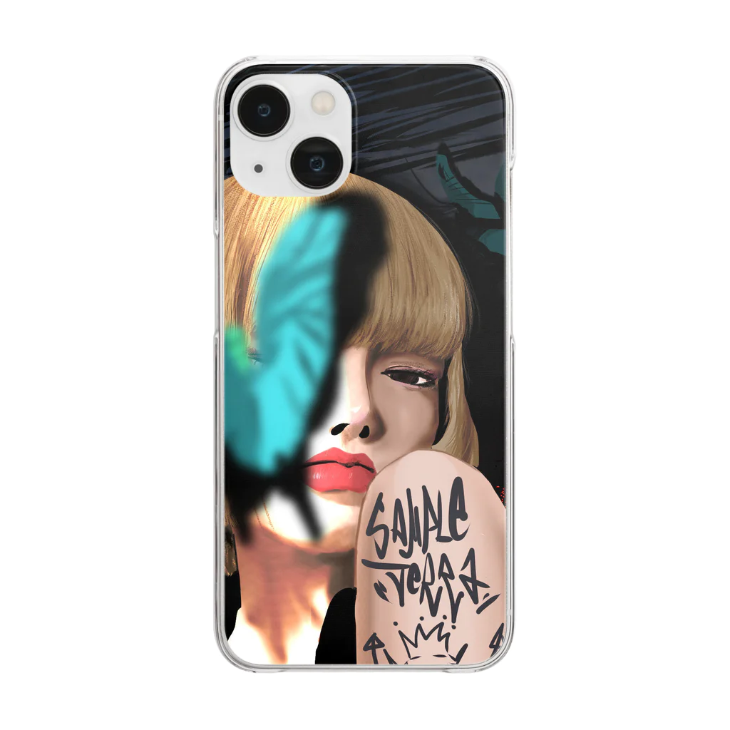 SAMPLE TERRAのAZUMI Clear Smartphone Case