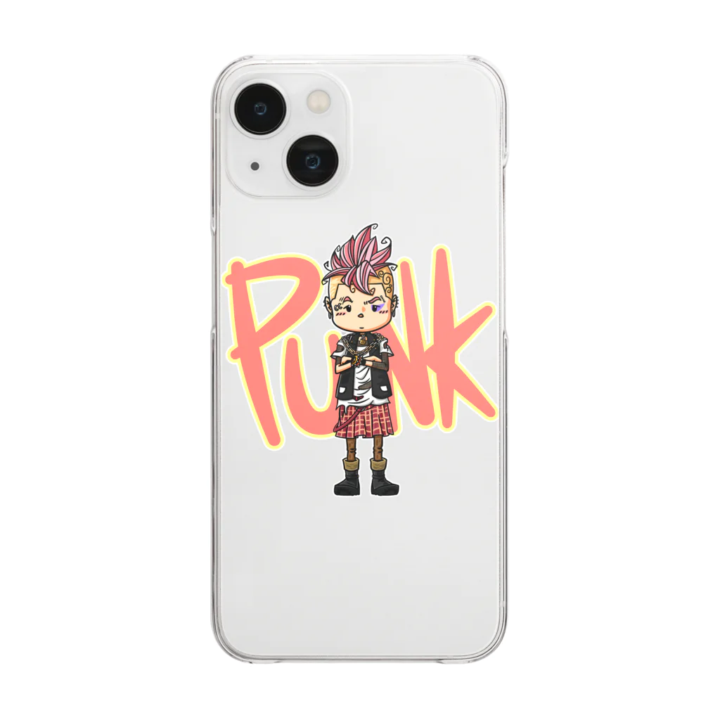 118designのPUNK Clear Smartphone Case