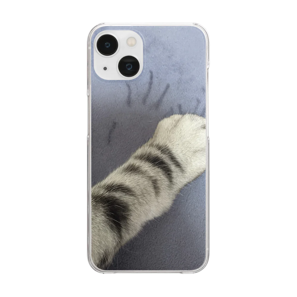 Berryberryの猫の手 Clear Smartphone Case