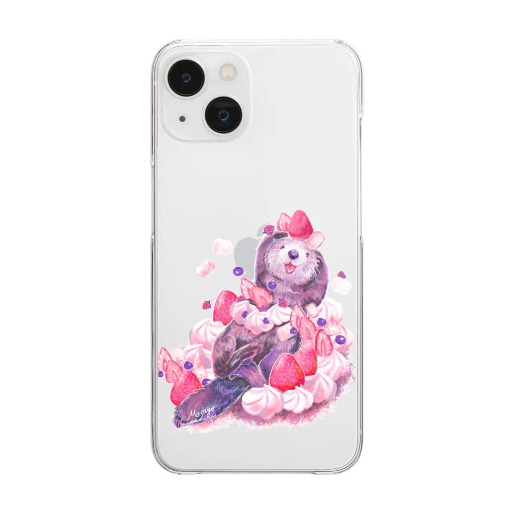 まさよ | ラッコ 好き！のスイートラッコちゃん Clear Smartphone Case