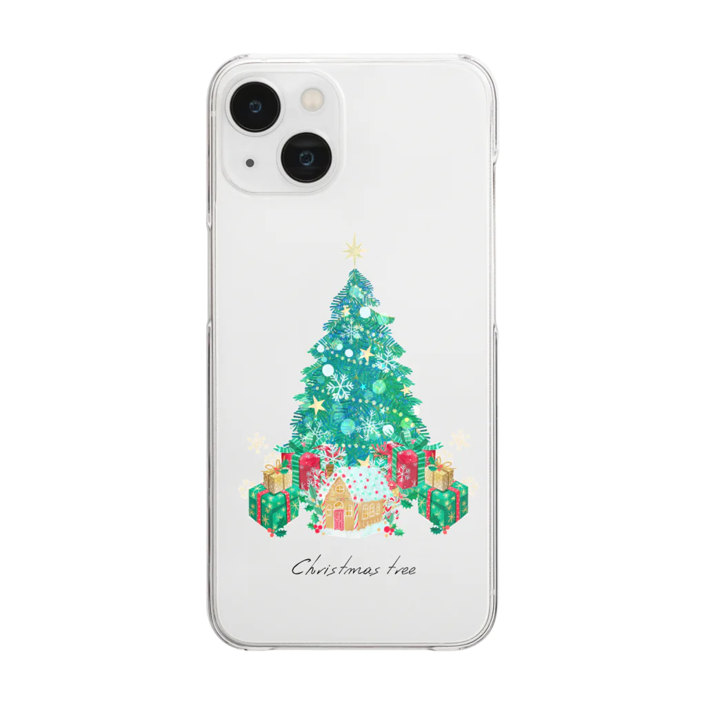 orange_honeyのクリスマス18 Clear Smartphone Case