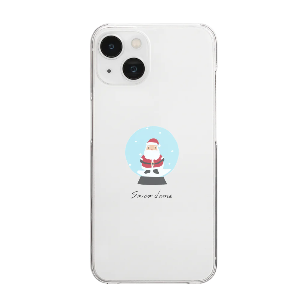 orange_honeyのクリスマス36 Clear Smartphone Case