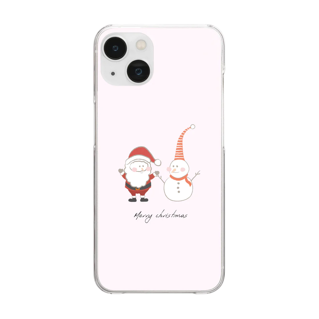 orange_honeyのクリスマス20 Clear Smartphone Case