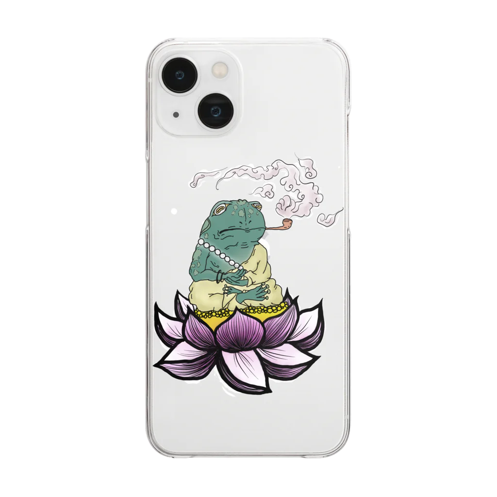 Gonta1059の蛙さん Clear Smartphone Case