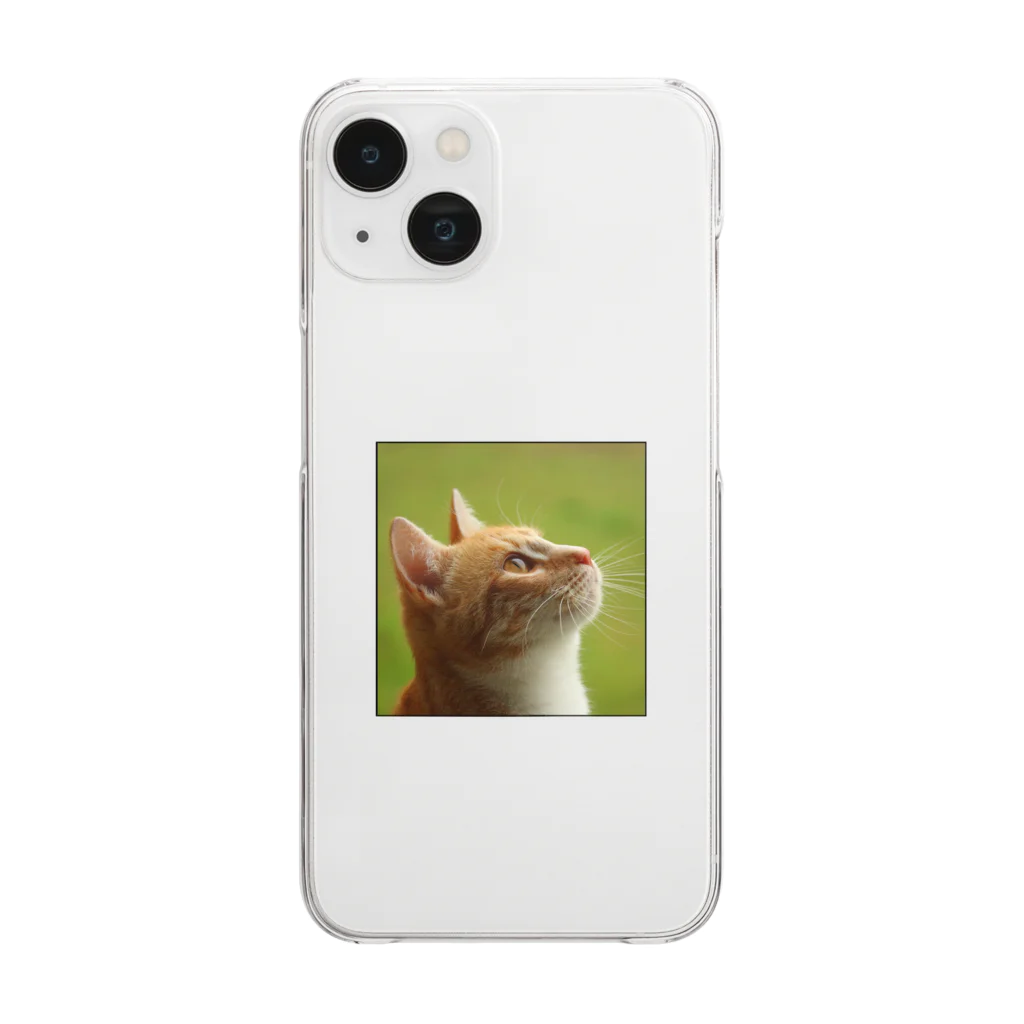 orange_honeyの猫21 Clear Smartphone Case