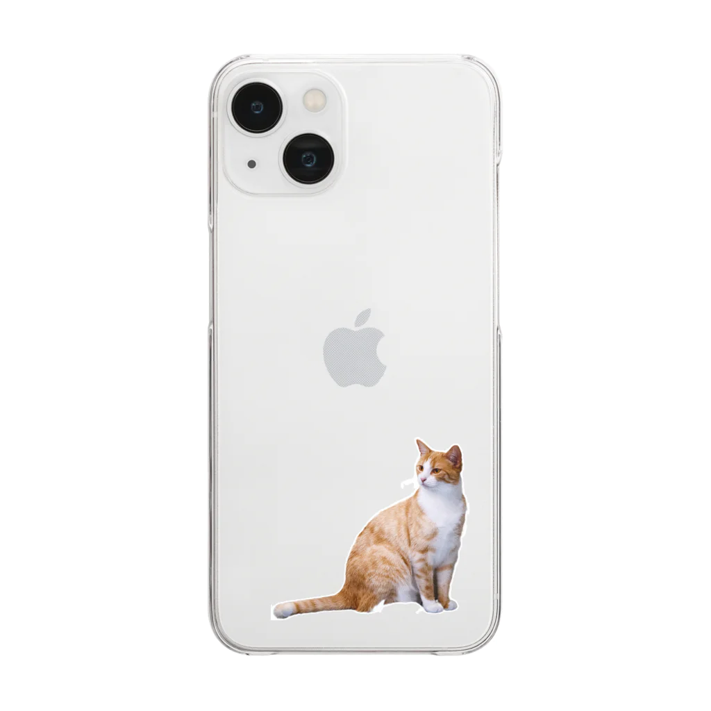 orange_honeyの猫25 Clear Smartphone Case