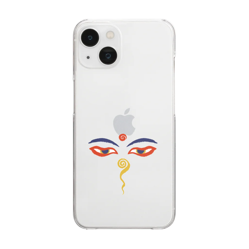 IZANAMI by Akane YabushitaのWisdom Eyes（ブッダの瞳） Clear Smartphone Case