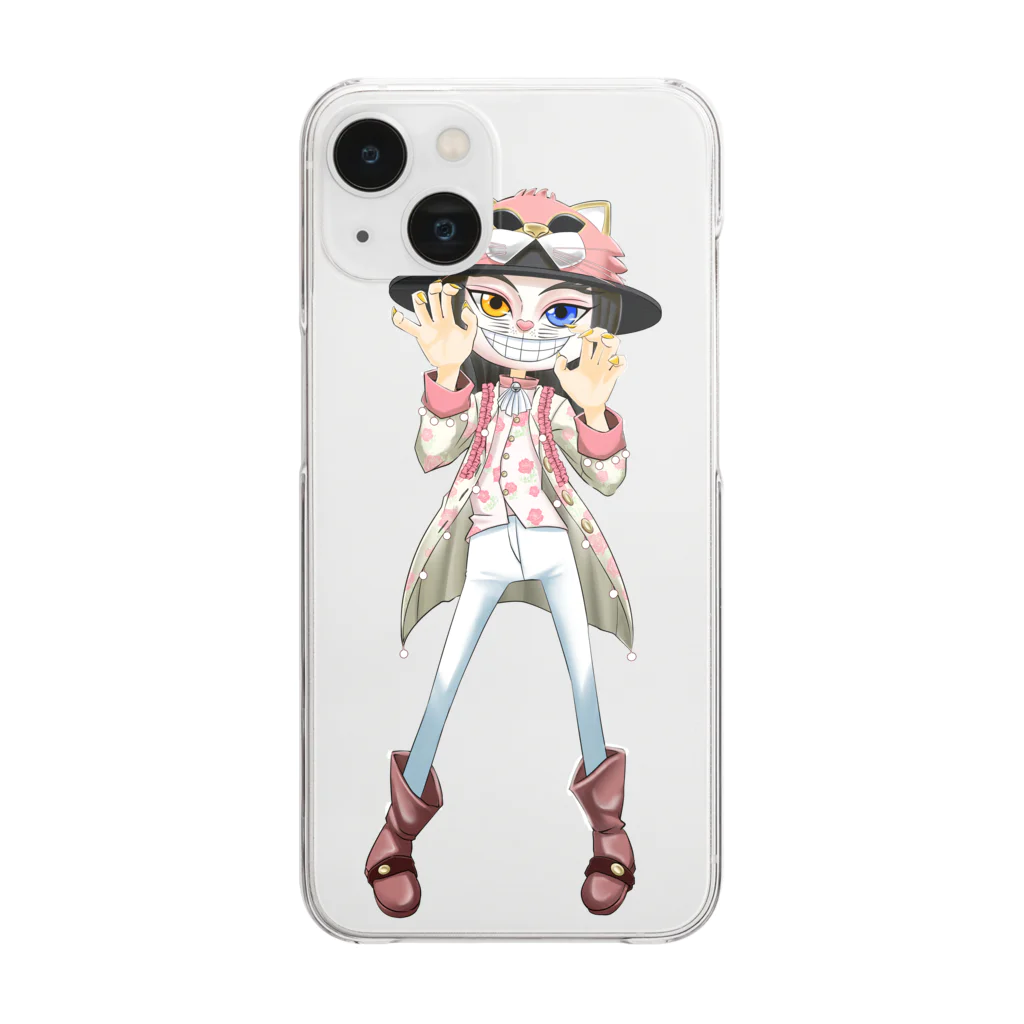 Tenn-channのCaitsith Tennchann Clear Smartphone Case