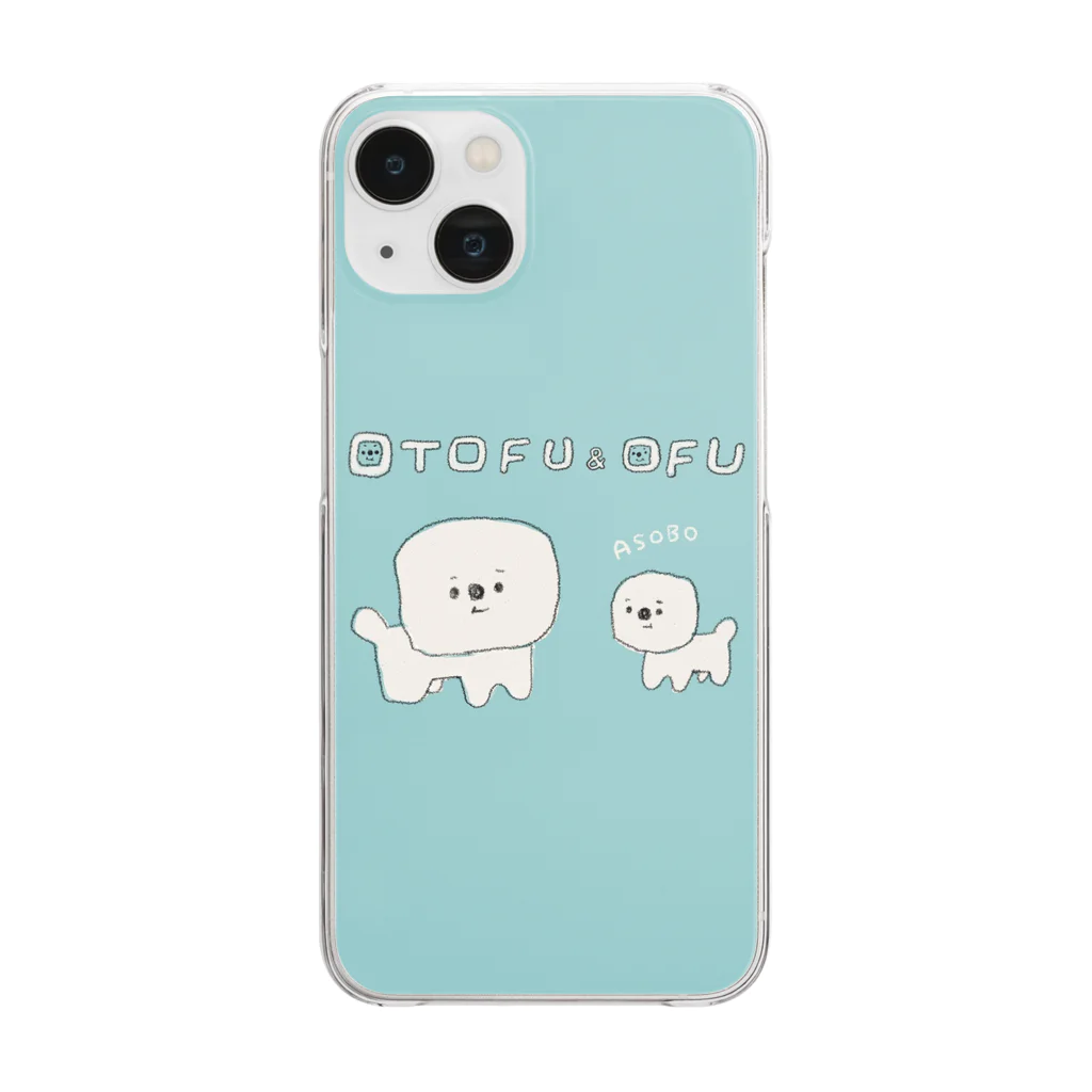 ウクレレピーナッツのおとふとおふ(OTOFU&OFU) Clear Smartphone Case