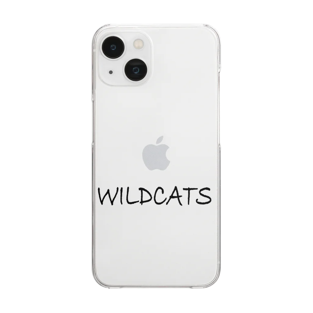 WILDCATSのWILDCATS グッズ　1 クリアスマホケース