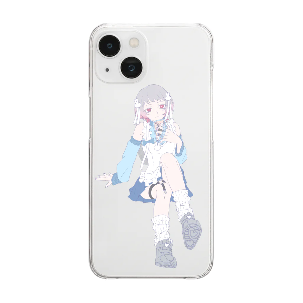 ボルドーIV世( ᐛ )のeio ver.2 Clear Smartphone Case