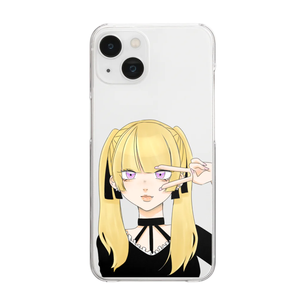 もものこの地雷たそ🥺 Clear Smartphone Case