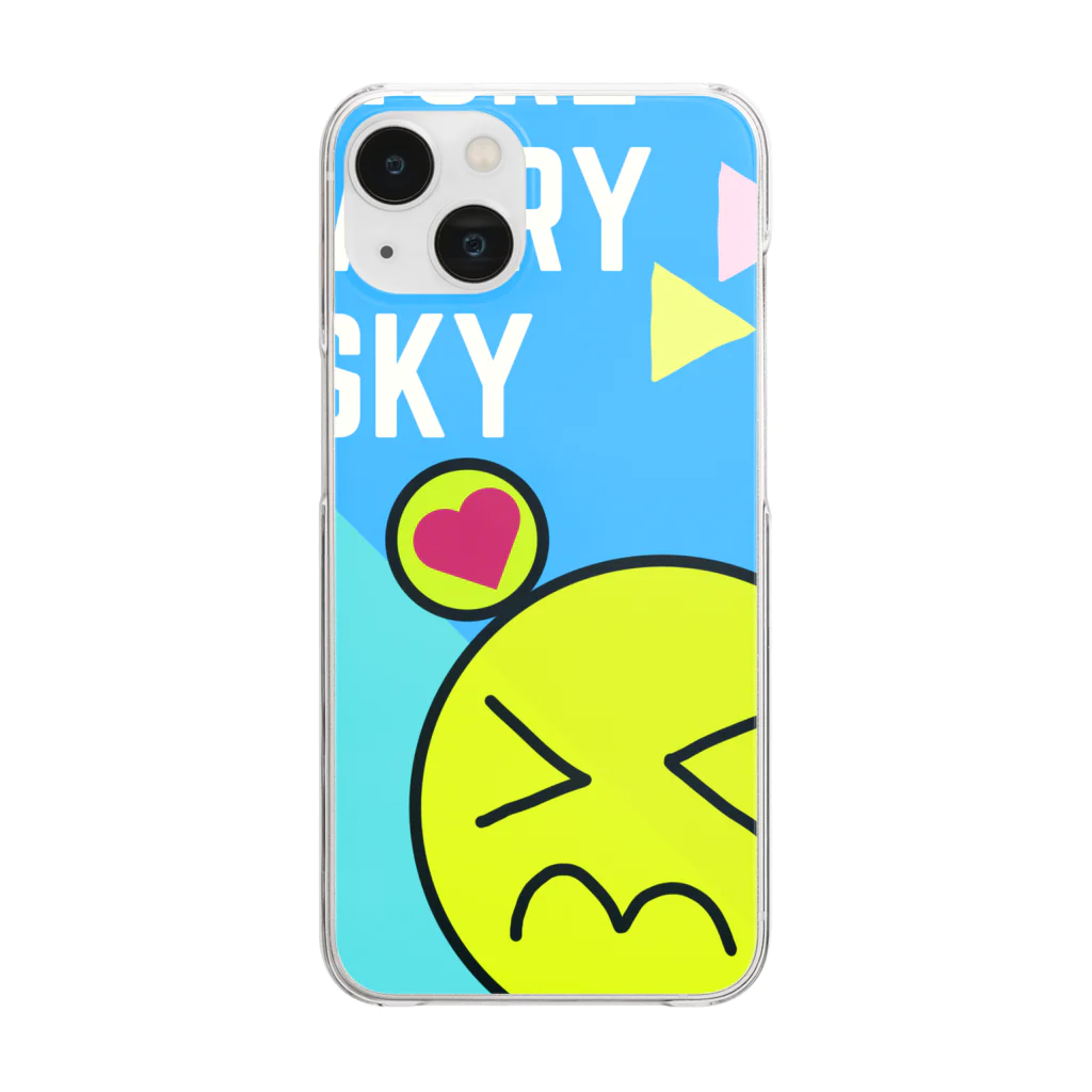 Future Starry Skyの泣かないで！！ Clear Smartphone Case