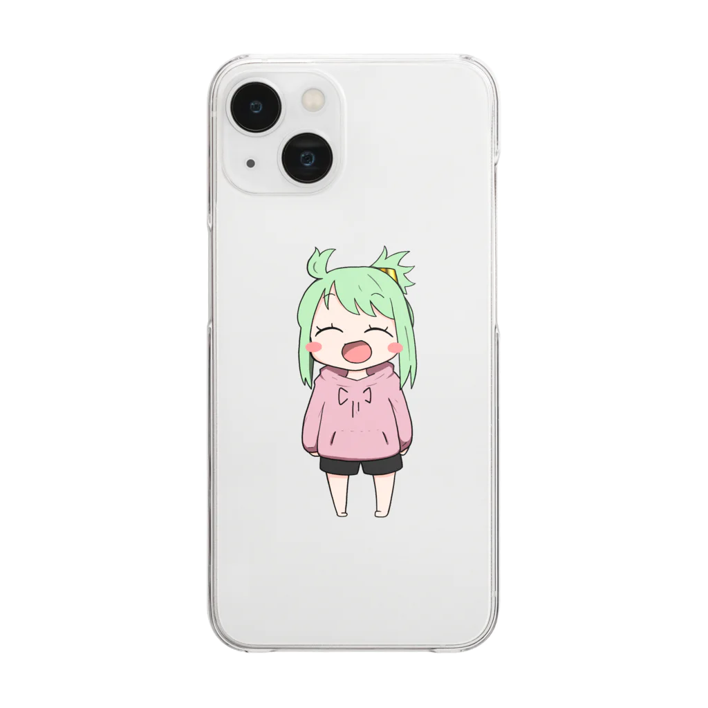 ぬるまゆの笑顔のぬるまゆちゃん Clear Smartphone Case