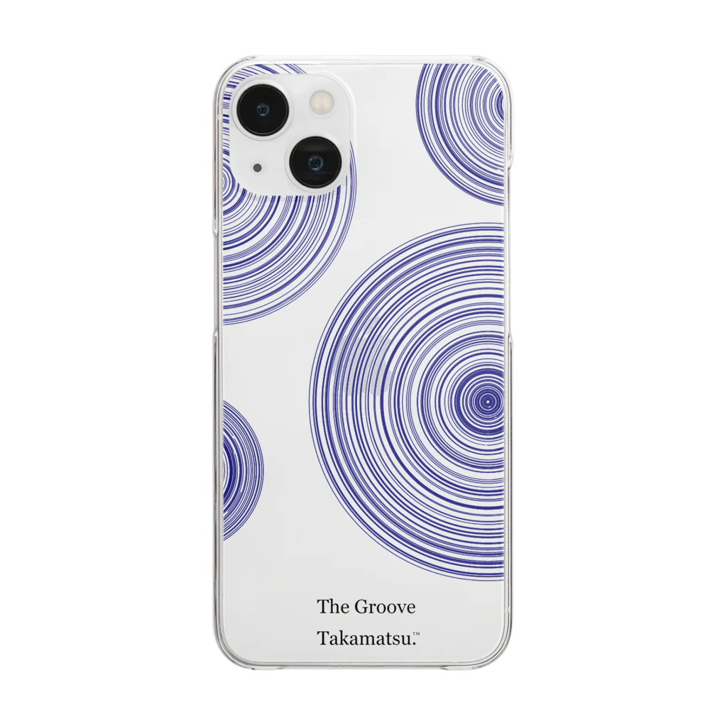 the groove takamatsu.のtype:1 Blue Clear Smartphone Case