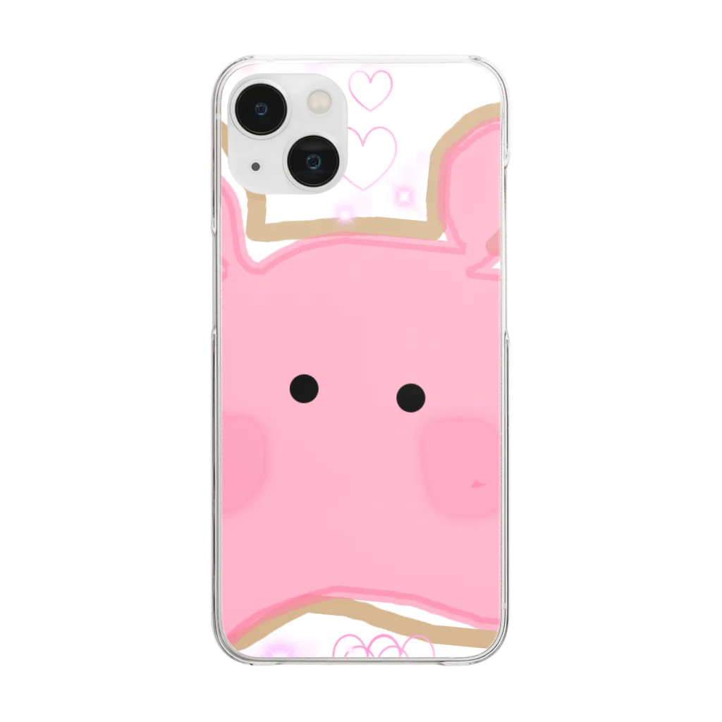 なこちゆるキャラショップのメンダコちゃん Clear Smartphone Case