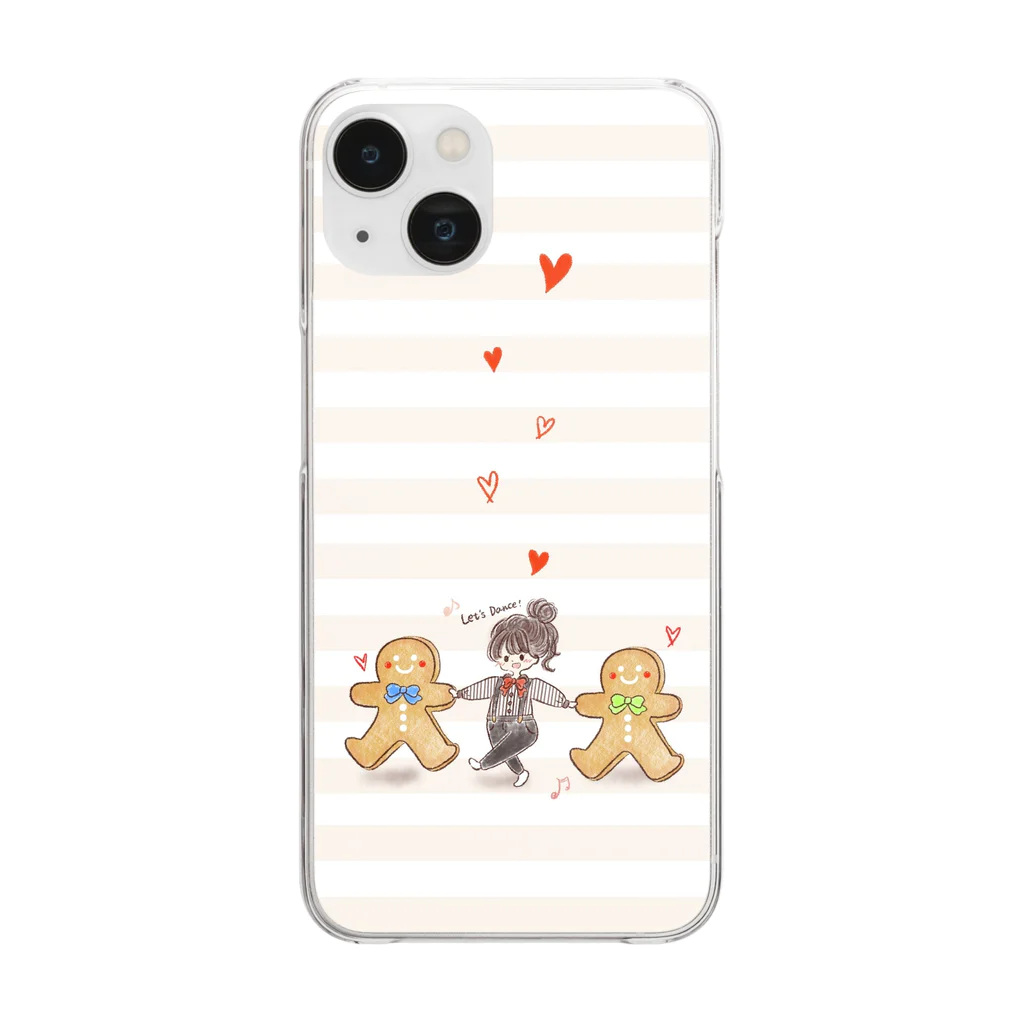 ぽいまるの一緒に踊ろう♪ Clear Smartphone Case