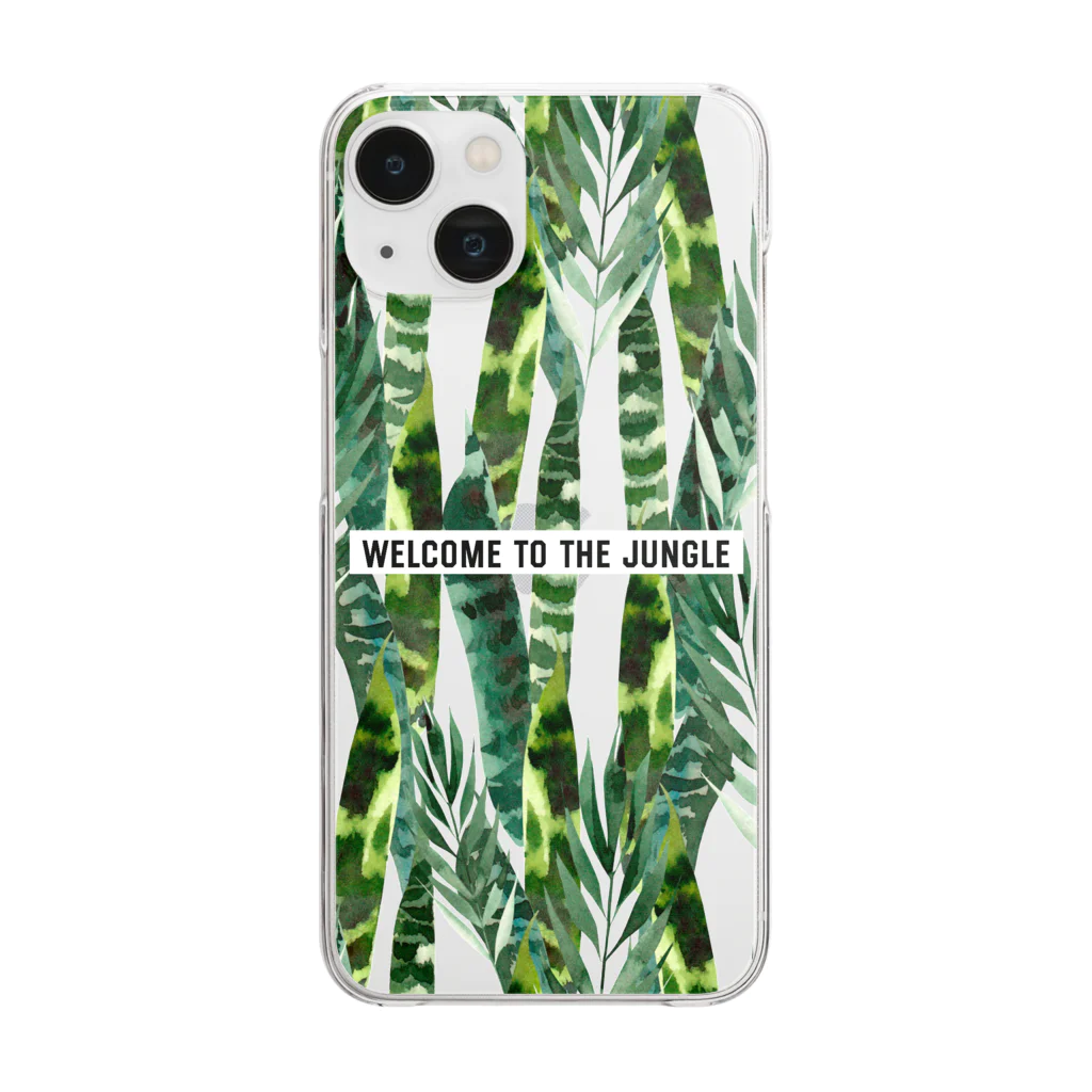 かえる商店のwelcome to the jungle no.2 Clear Smartphone Case
