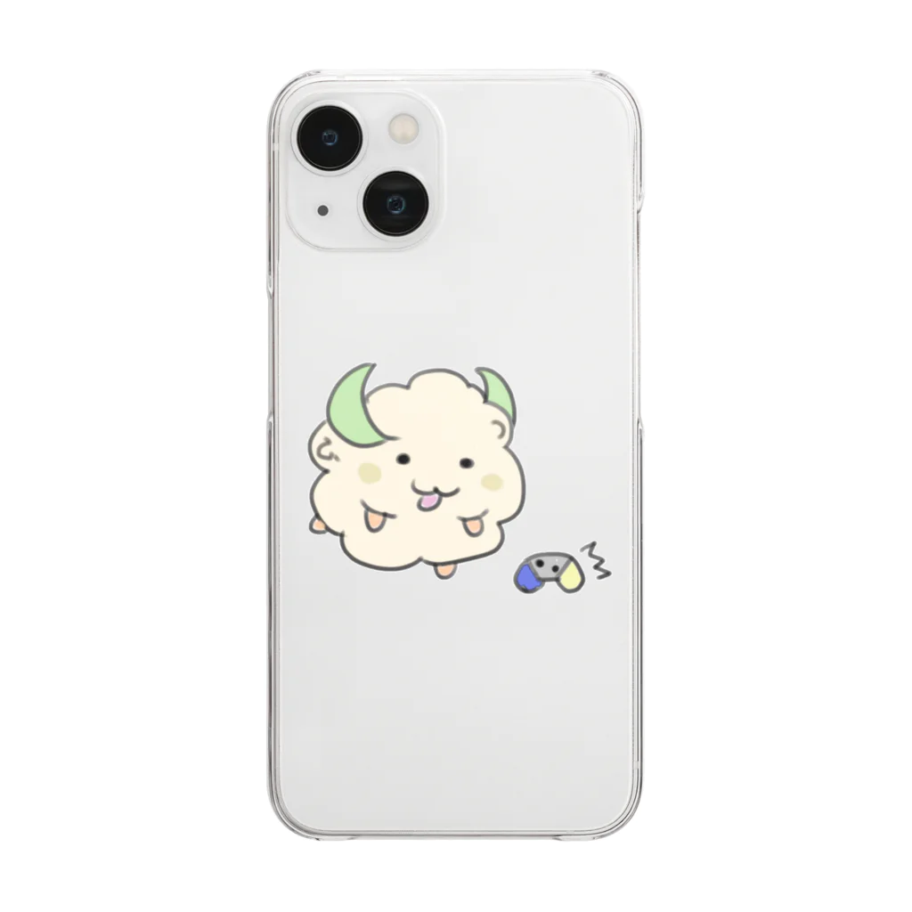 ひっつみちゃんのひっつじちゃん Clear Smartphone Case