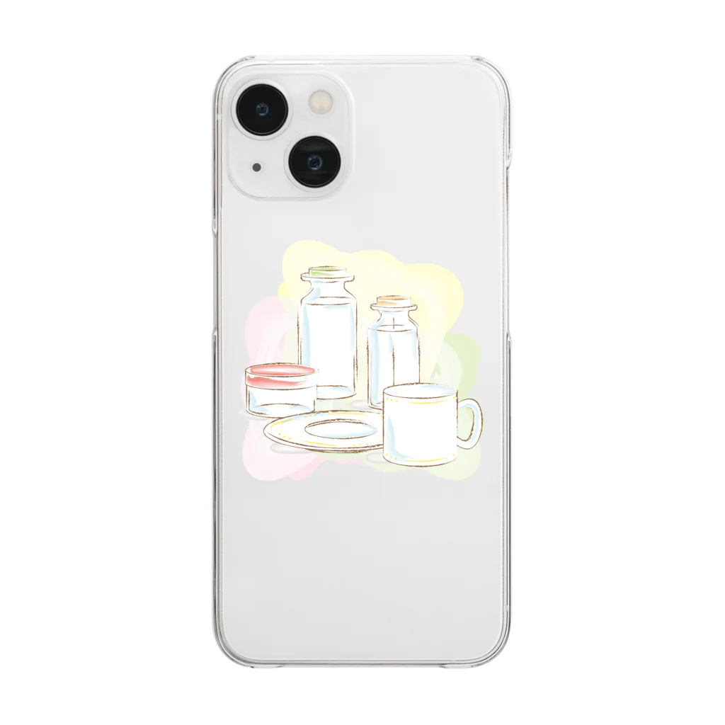 魅螺驅琉工房のenjoy your life Clear Smartphone Case