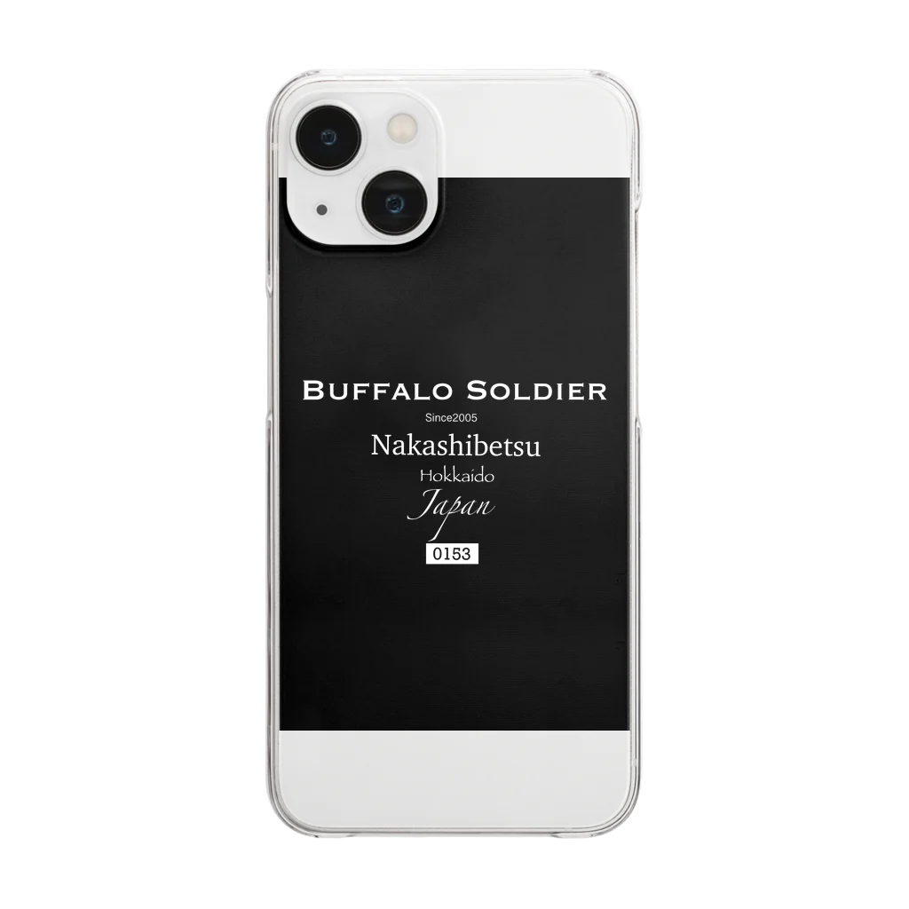 BUFFALO SOLDIER のBUFFALO SOLDIER LETTER  Clear Smartphone Case