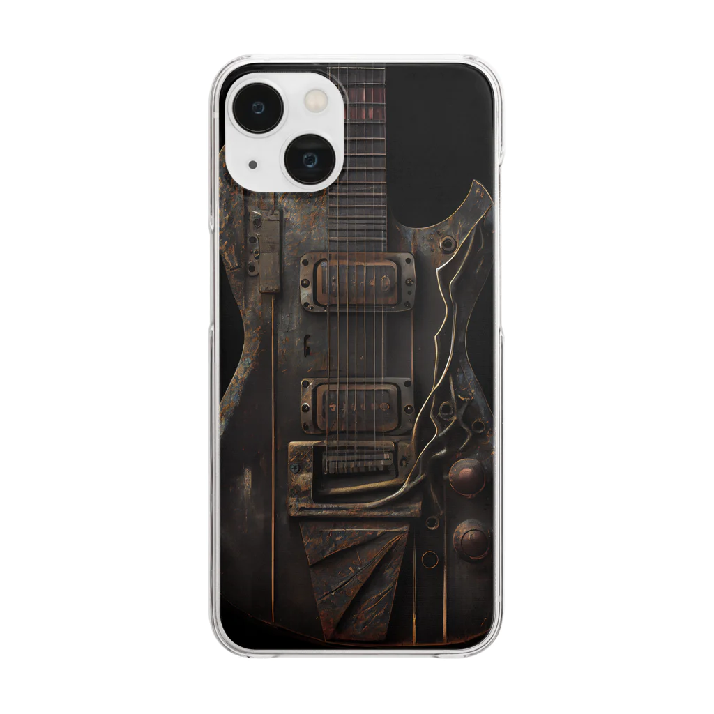 AI-factoryのAI-guitar002 Clear Smartphone Case