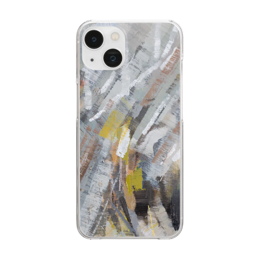 sado_iの刷毛 Clear Smartphone Case