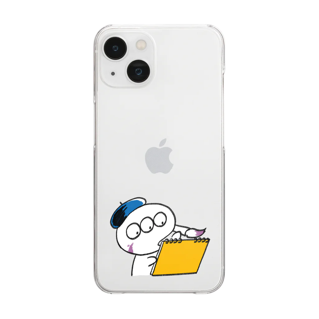 HINASE KAGUYAのパレットくん（スケッチ） Clear Smartphone Case
