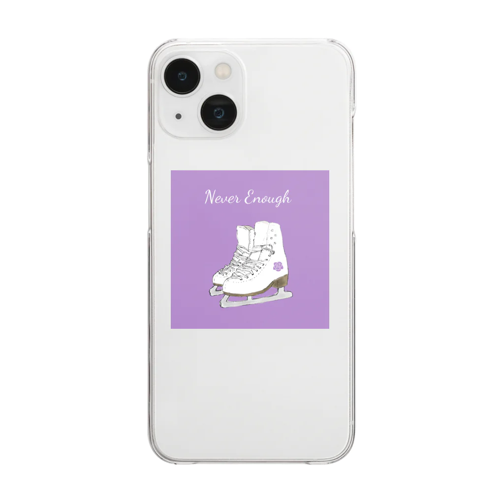 Satsuk1_drawingのマイシューズ　Never Enough Clear Smartphone Case