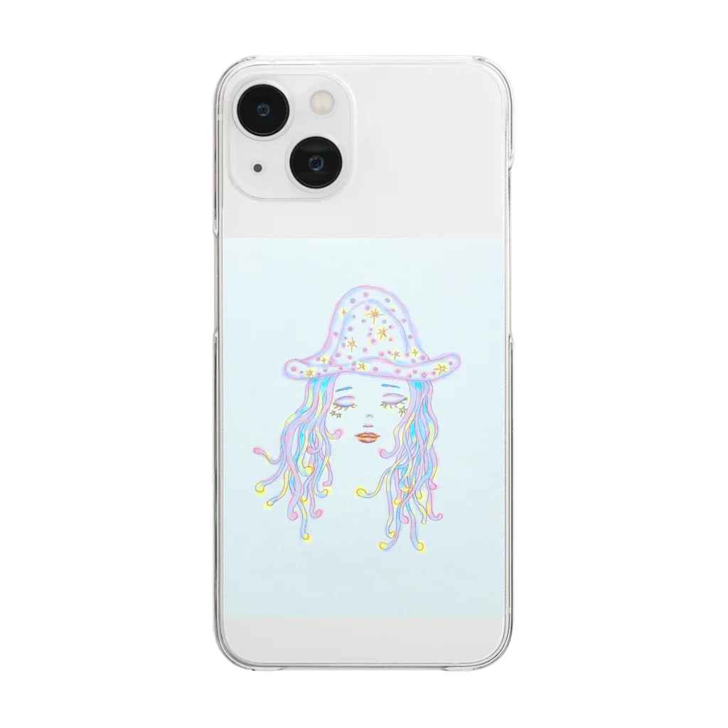 塩バターの海月姫ちゃん Clear Smartphone Case