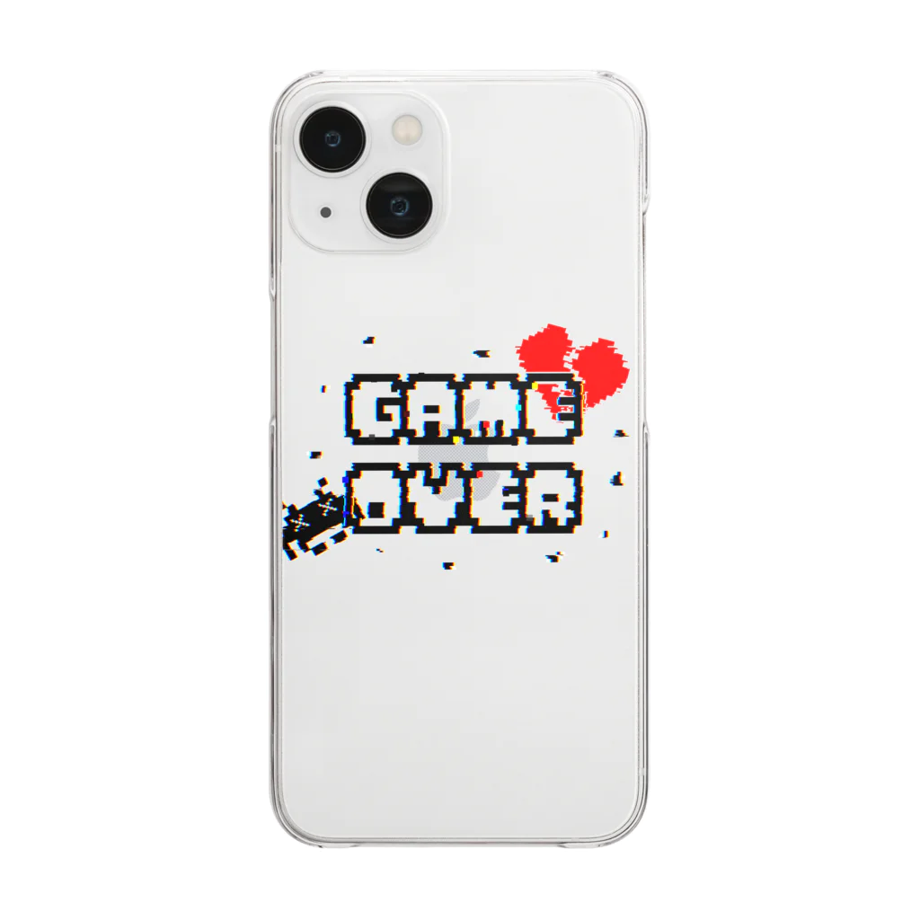 だめいどのGAMR OVER Clear Smartphone Case