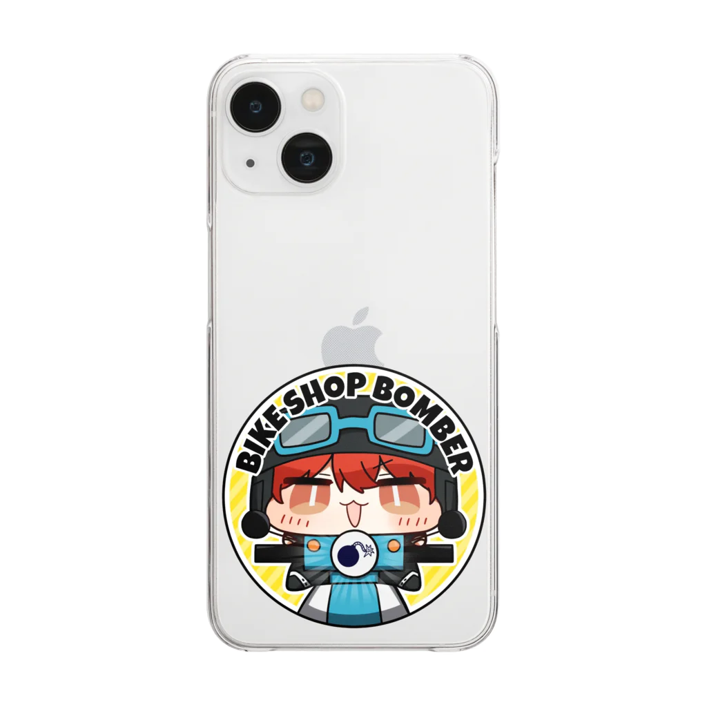 ボンバーショップのボンバーくん Clear Smartphone Case