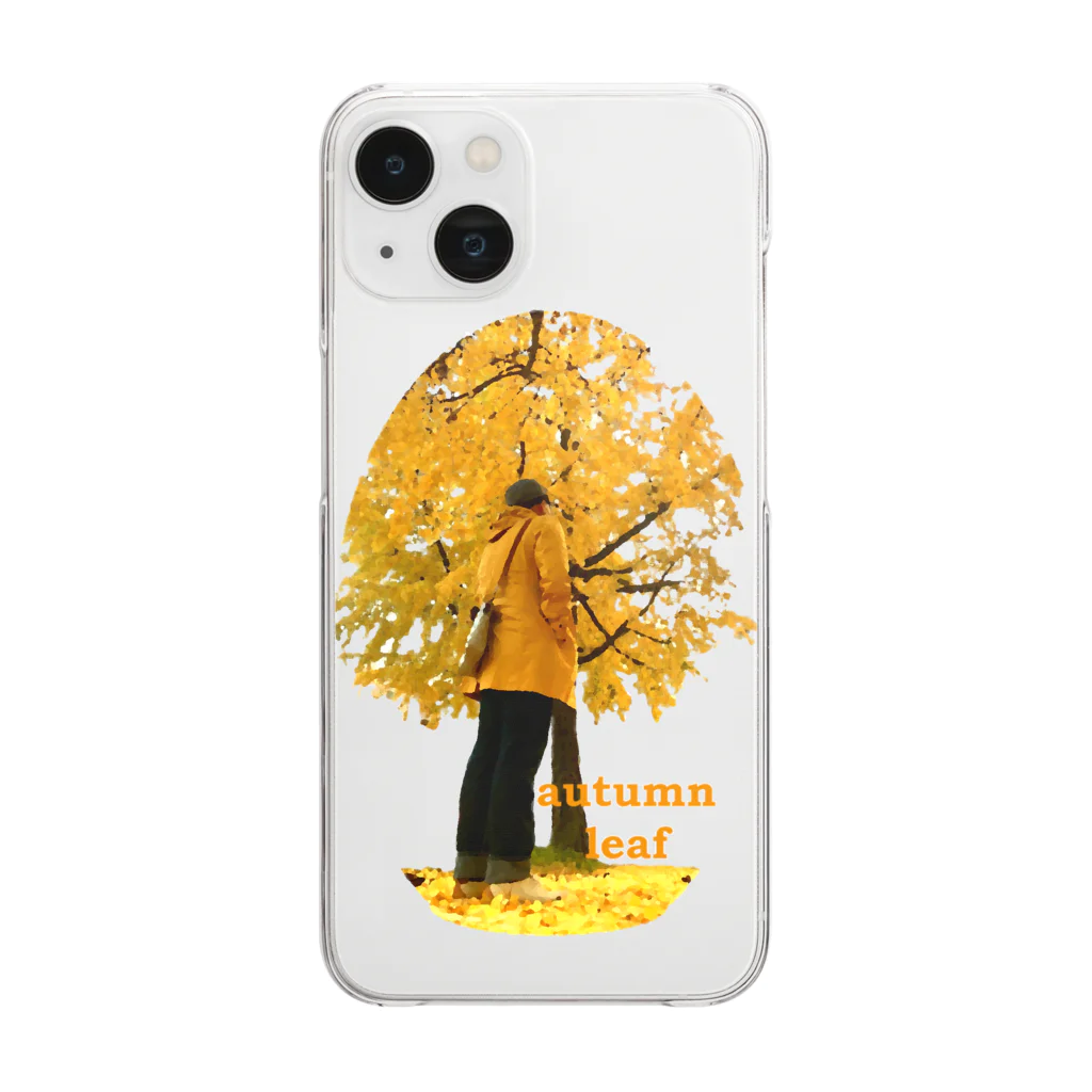 soi hẻm rojiのAutumnLeaf Clear Smartphone Case