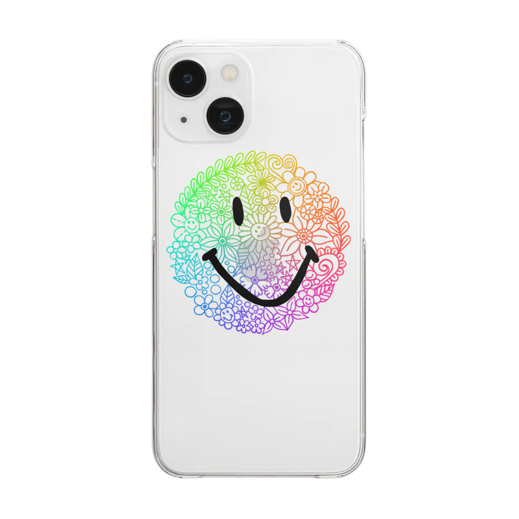 🎨 𝗲𝗸𝗸𝗮'𝘀 𝗮𝗿𝘁 𝘄𝗼𝗿𝗸𝘀 🎨のすまいりー☻Rainbow Clear Smartphone Case