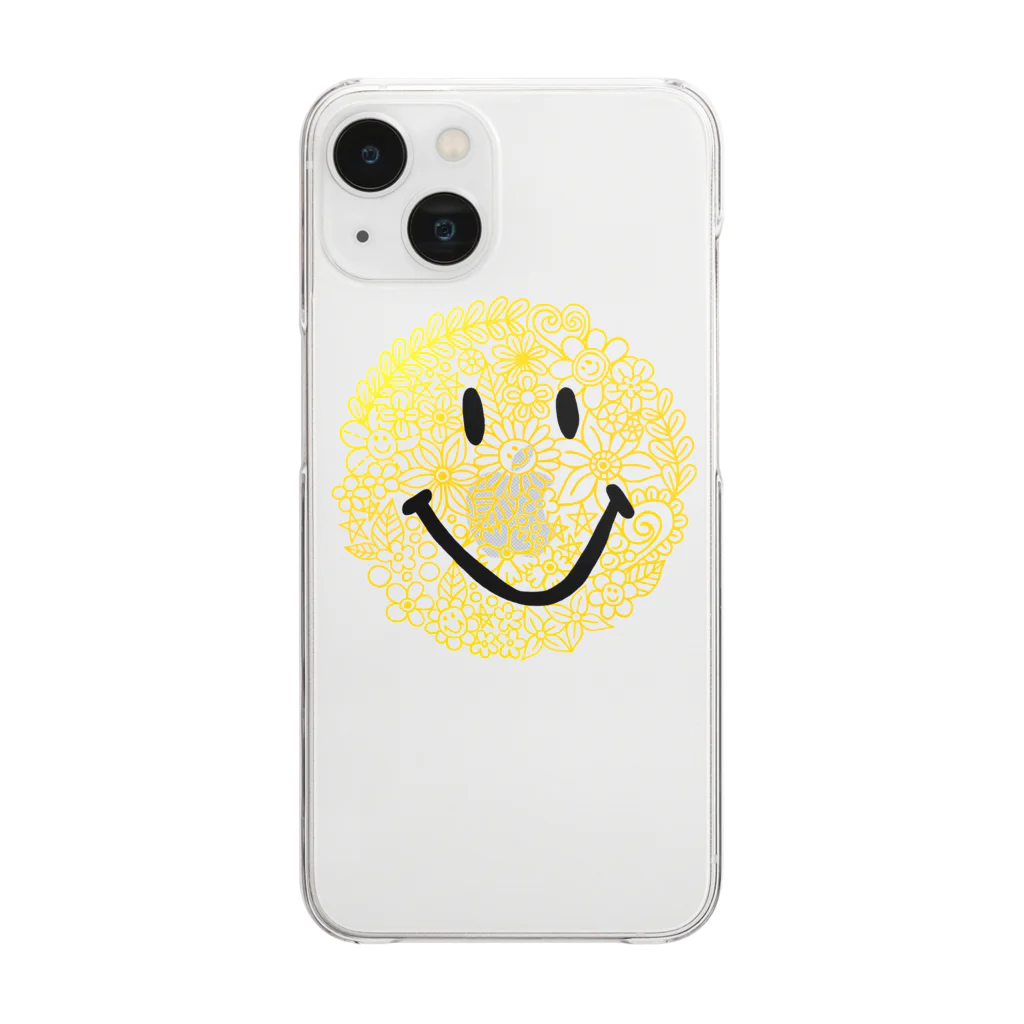 🎨 𝗲𝗸𝗸𝗮'𝘀 𝗮𝗿𝘁 𝘄𝗼𝗿𝗸𝘀 🎨のすまいりー☻Yellow Clear Smartphone Case