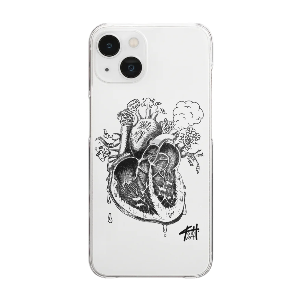 The Sleep WalkersのHeart Clear Smartphone Case