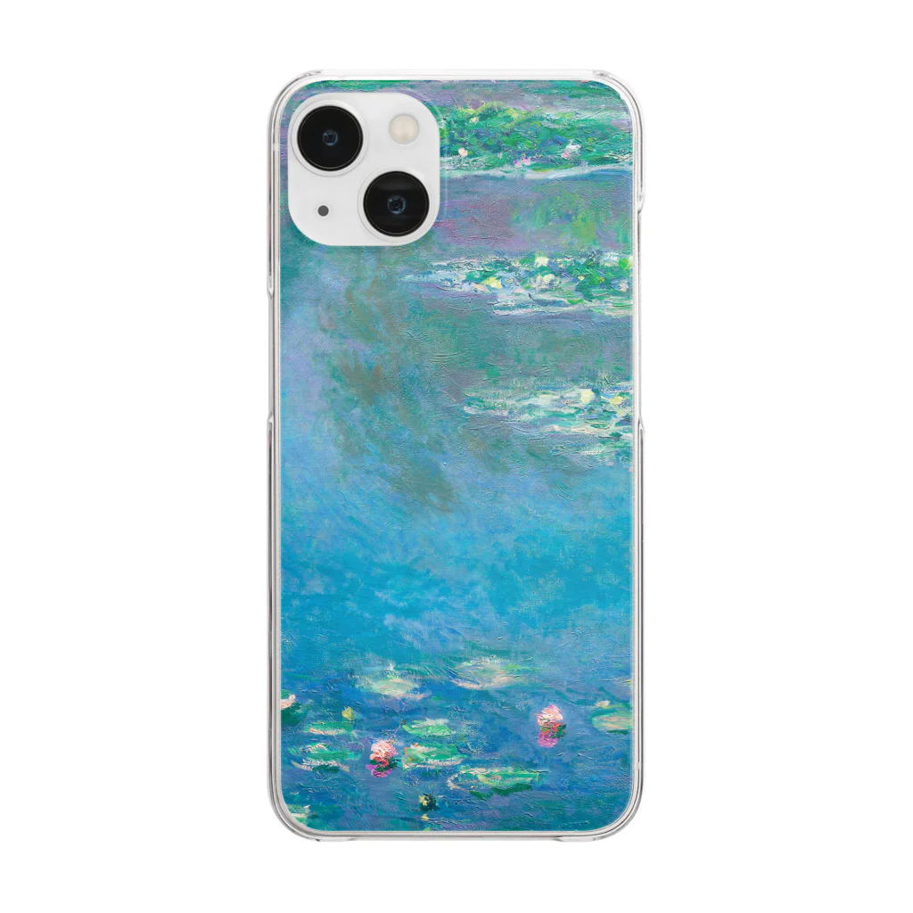 MUGEN ARTのモネ　睡蓮　Claude Monet / Water Lilies Clear Smartphone Case