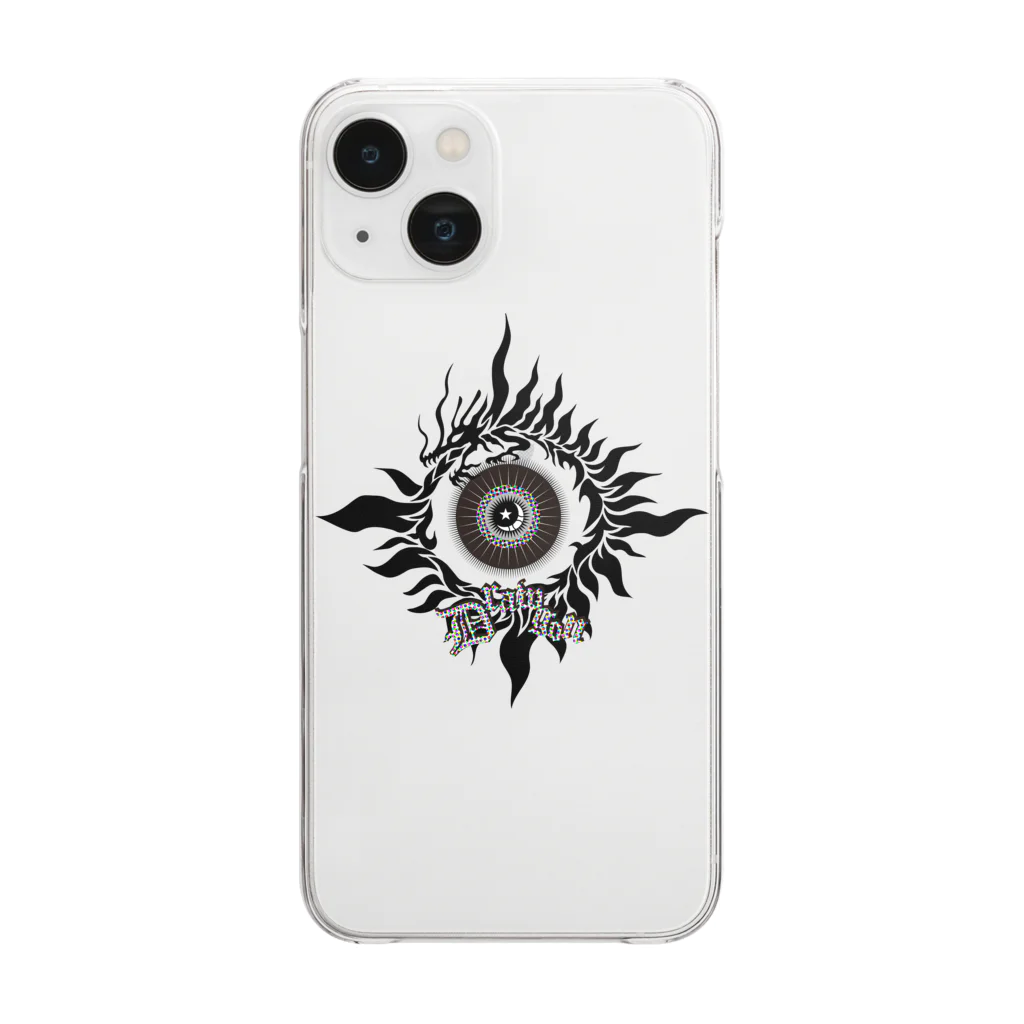 DrawgonのOuroboros Black Clear Smartphone Case